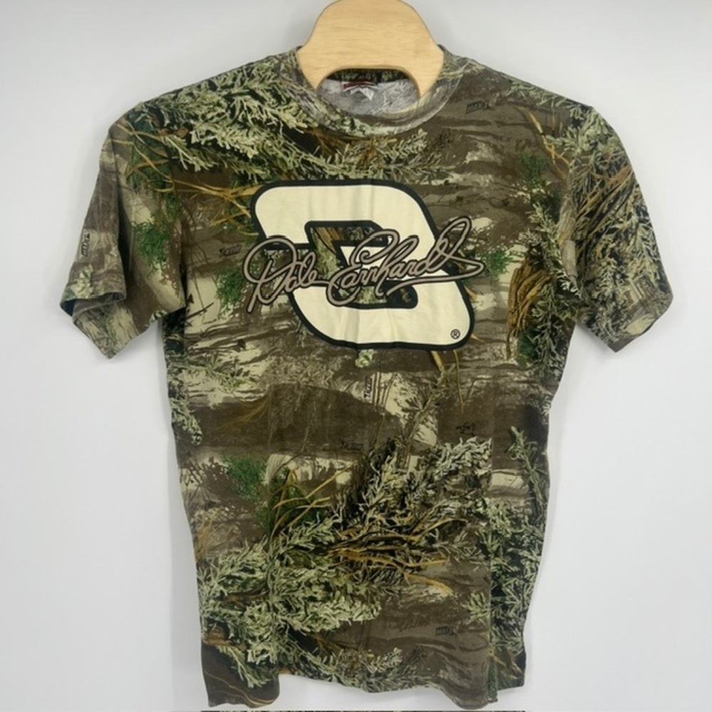 Chase Authentics Men's XL Dale Earnhardt Camo T-Shirt  Advantage Max-1 NASCAR